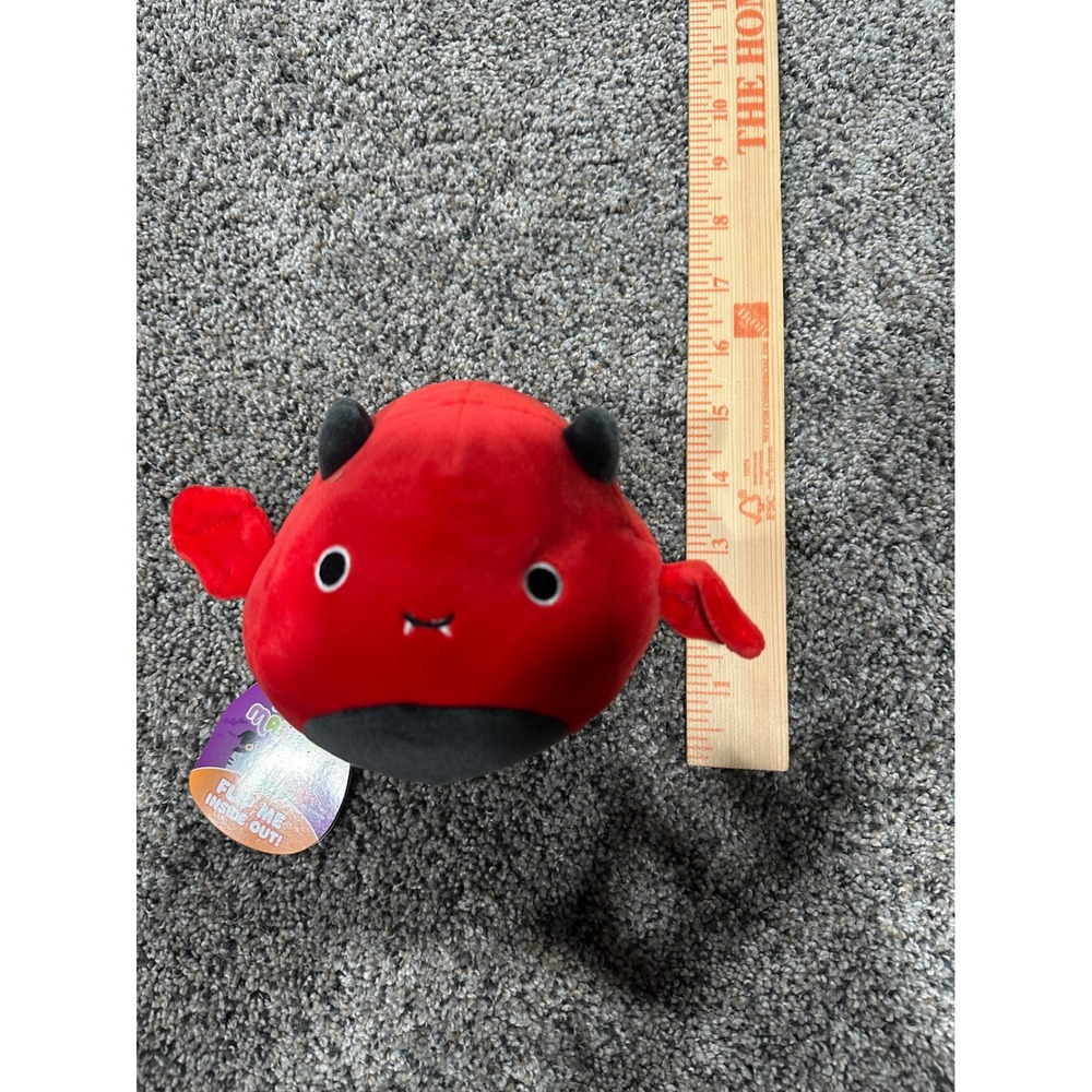 Squishmallows Flip-A-Mallows Halloween Tally Cat Witch Dante Devil Bat - Picture 5 of 7